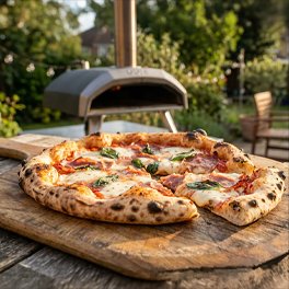 Wood fired pizza