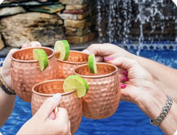 Styled drinks lifestyle